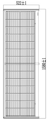 HJT CELLS 80W 90W Ανθεκτικό σε καιρικά φαινόμενα Μαύρο Χαρακτηρισμένο Γυαλί BIPV Ηλιακά Κεραμίδια Εύκολη εγκατάσταση Αριθμημένο ορθογώνιο σχήμα