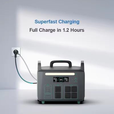 ATZ 3600W φορητό σταθμό ηλεκτρικής ενέργειας ΕΕ Πολλαπλές εξόδους AC και DC 230VAC Δύο τροχούς σχεδιασμός χειριστή