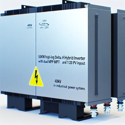 50kW 480V High-Leg Delta Hybrid Inverter με διπλό MPPT και 120kW PV εισροή για βιομηχανικά συστήματα ηλεκτροπαραγωγής
