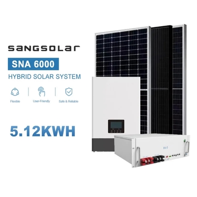6KW 12KW 18KW Αποθήκευση 10KW Συμπλήρωμα off grid ηλιακό σύστημα μπαταρίας για το σπίτι