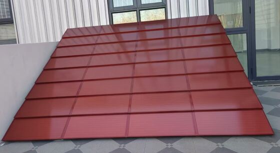 Μαύρο μονοκρυσταλλικό ηλιακό κεραμίδιο στέγης μεγάλου μεγέθους - Πίνακα υψηλής ισχύος 105W με αποδοτικότητα 188W/m2